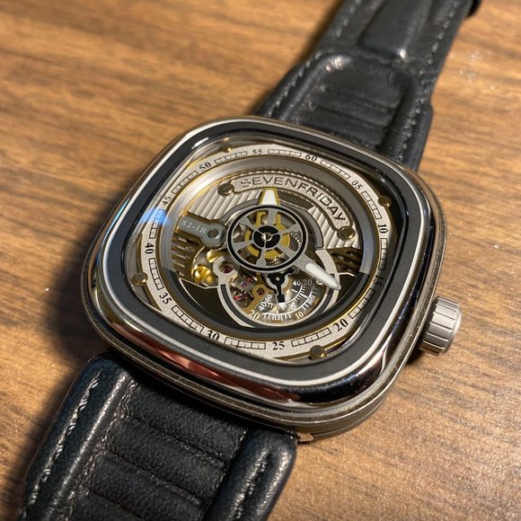 Seven Friday Watch S-Series S2/01 47mm Stainless Steal Case Automatic movement